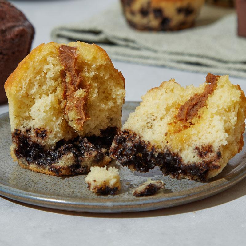 Muffins de vainilla y ddl x 6 unidades