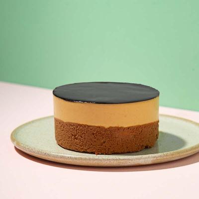 Caja x6 Mousse de chocolate semiamargo  y mousse de dulce de leche mini